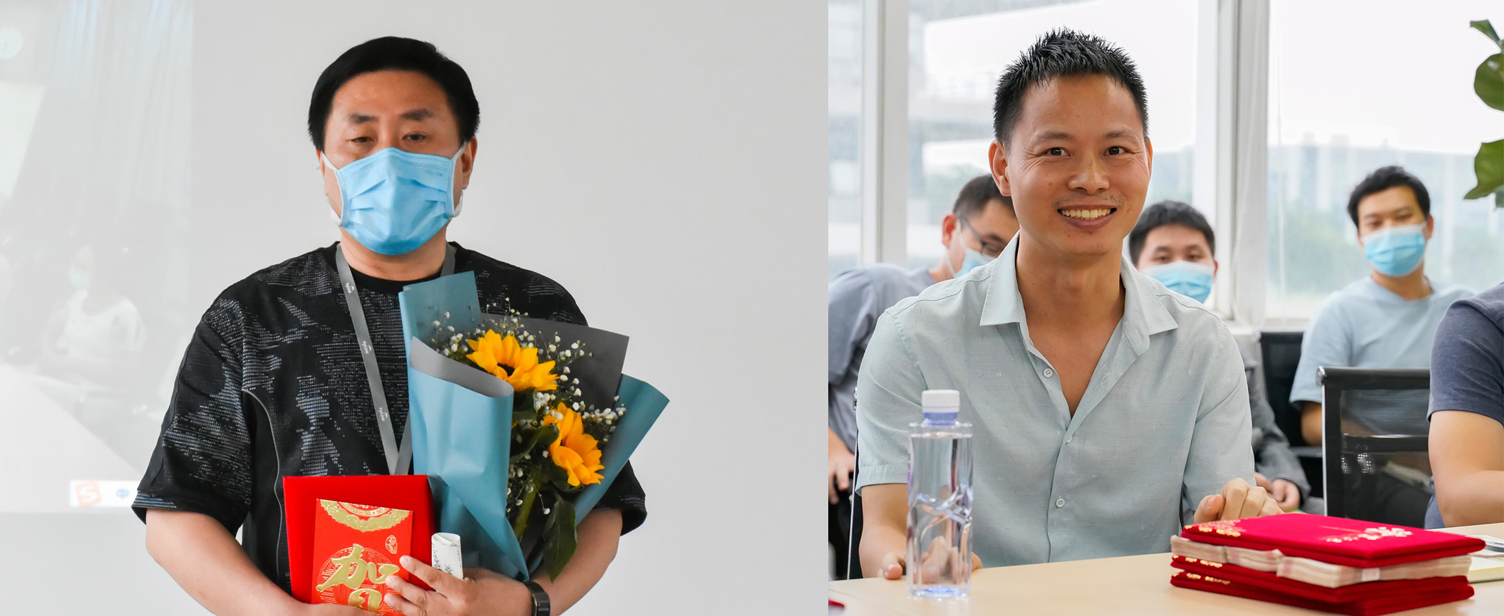 圖左張所成先生，圖右楊黎明先生